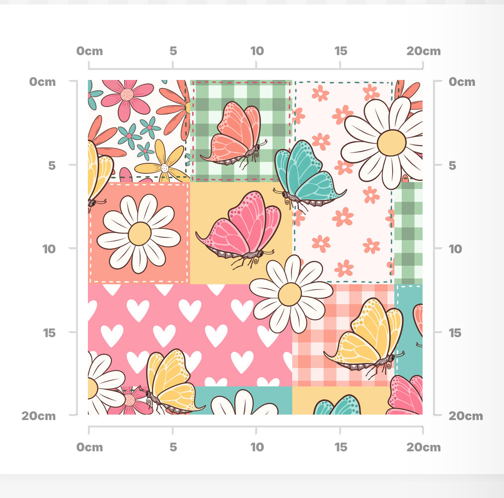 Floral butterfly