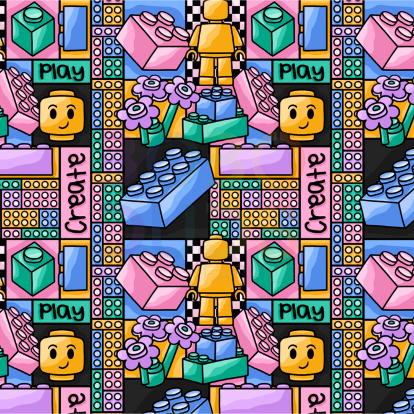 Pink bricks