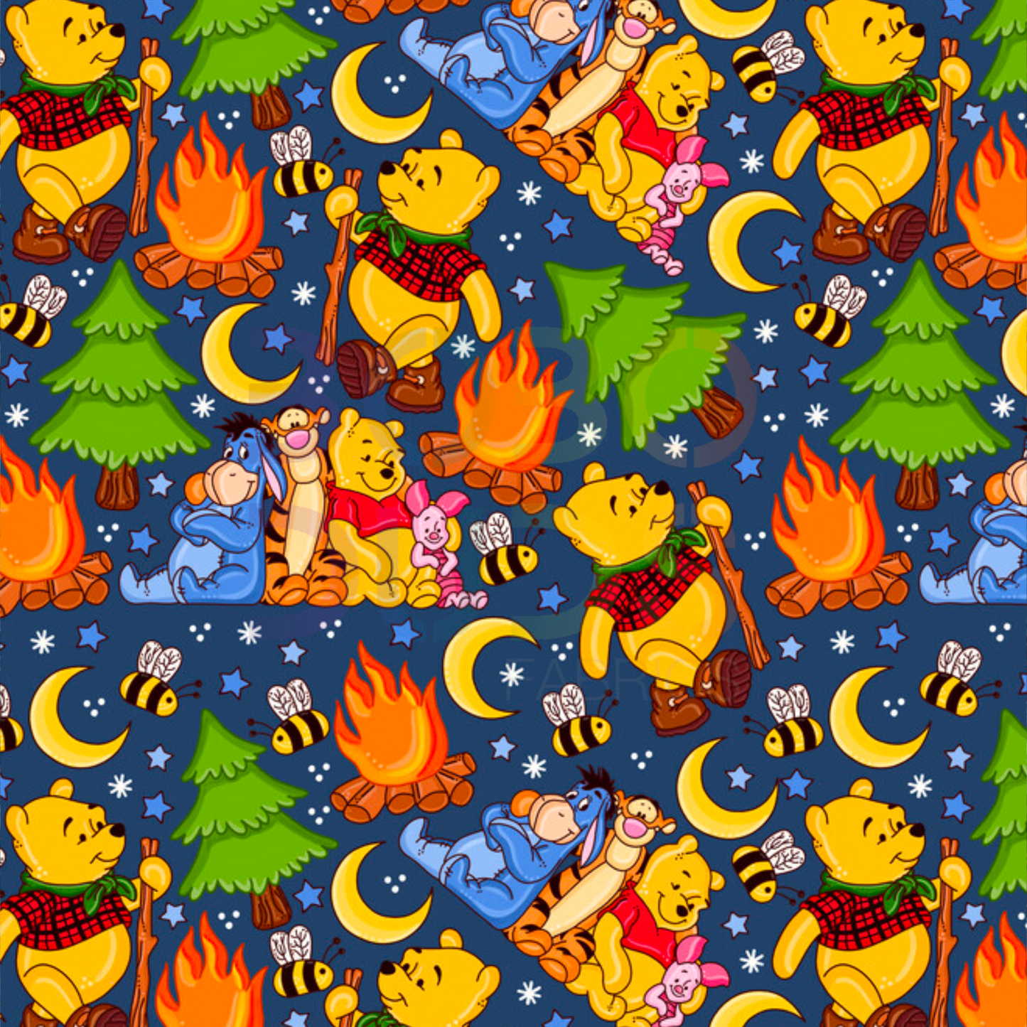 Camping bear