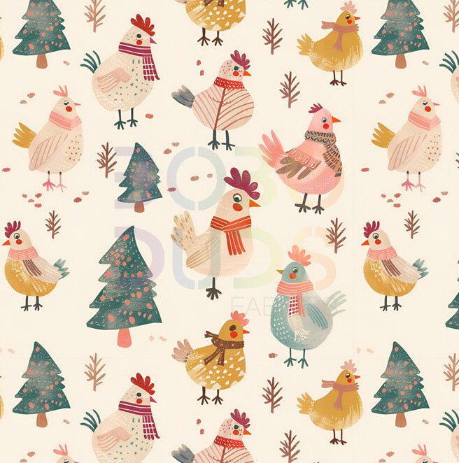 Christmas chickens