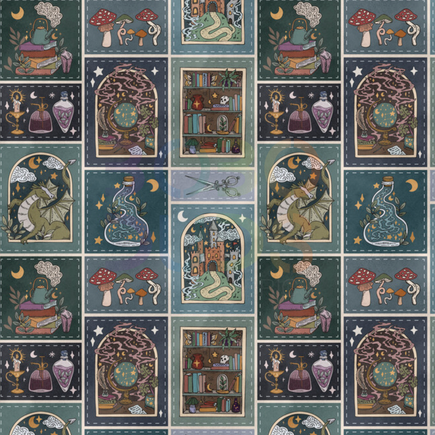 Magic quilt pewter