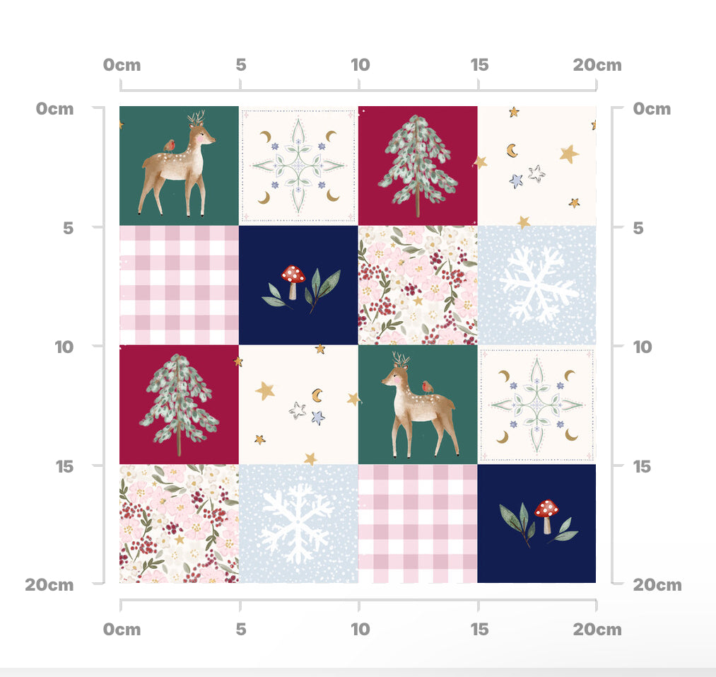 Winter deer jewel
