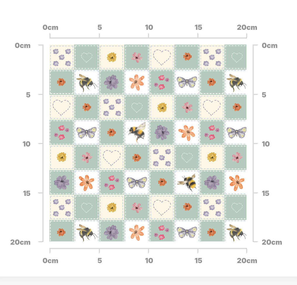Spring gingham patch
