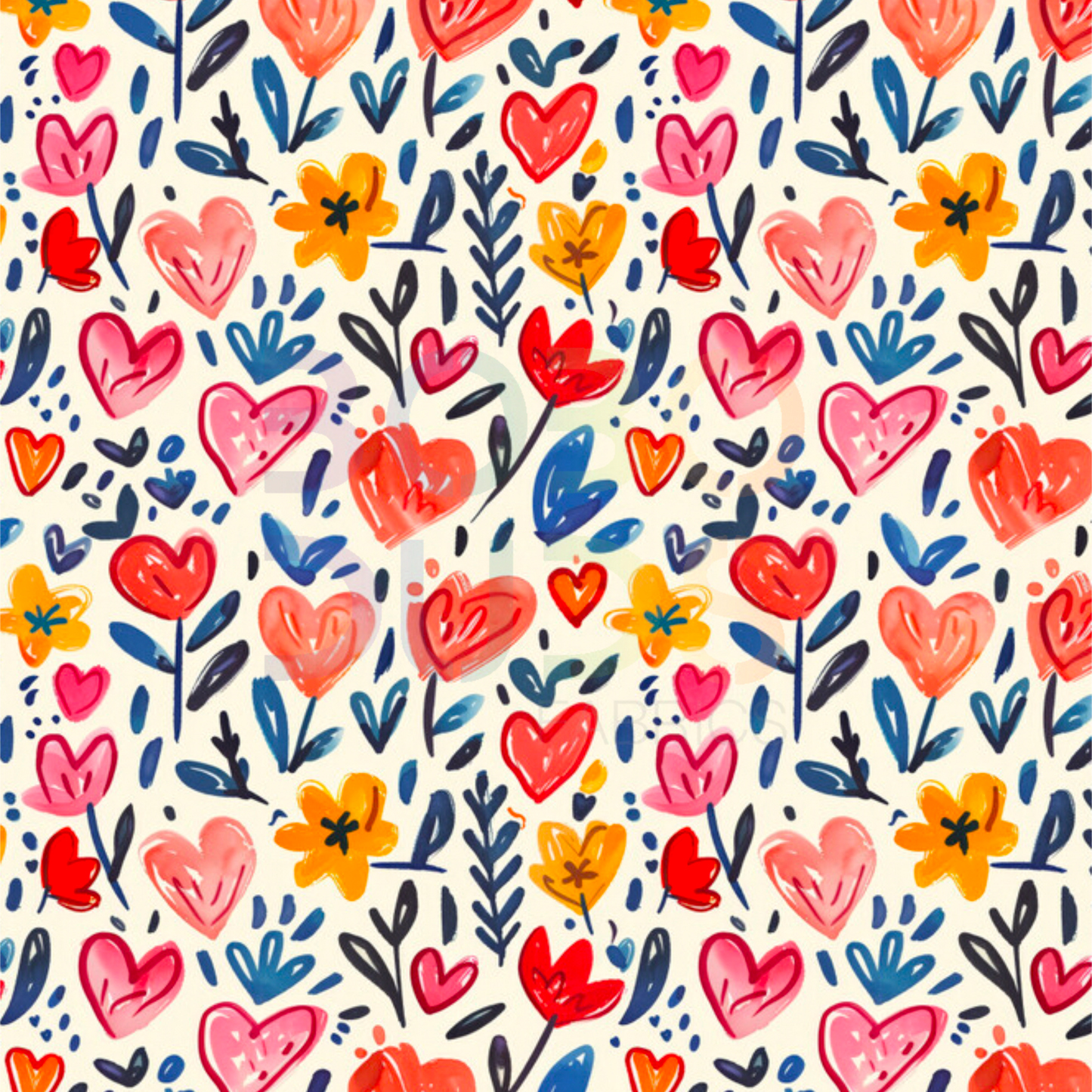 Floral Hearts