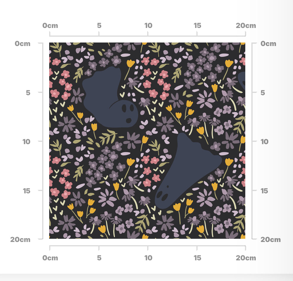 Floral spooks (denim)