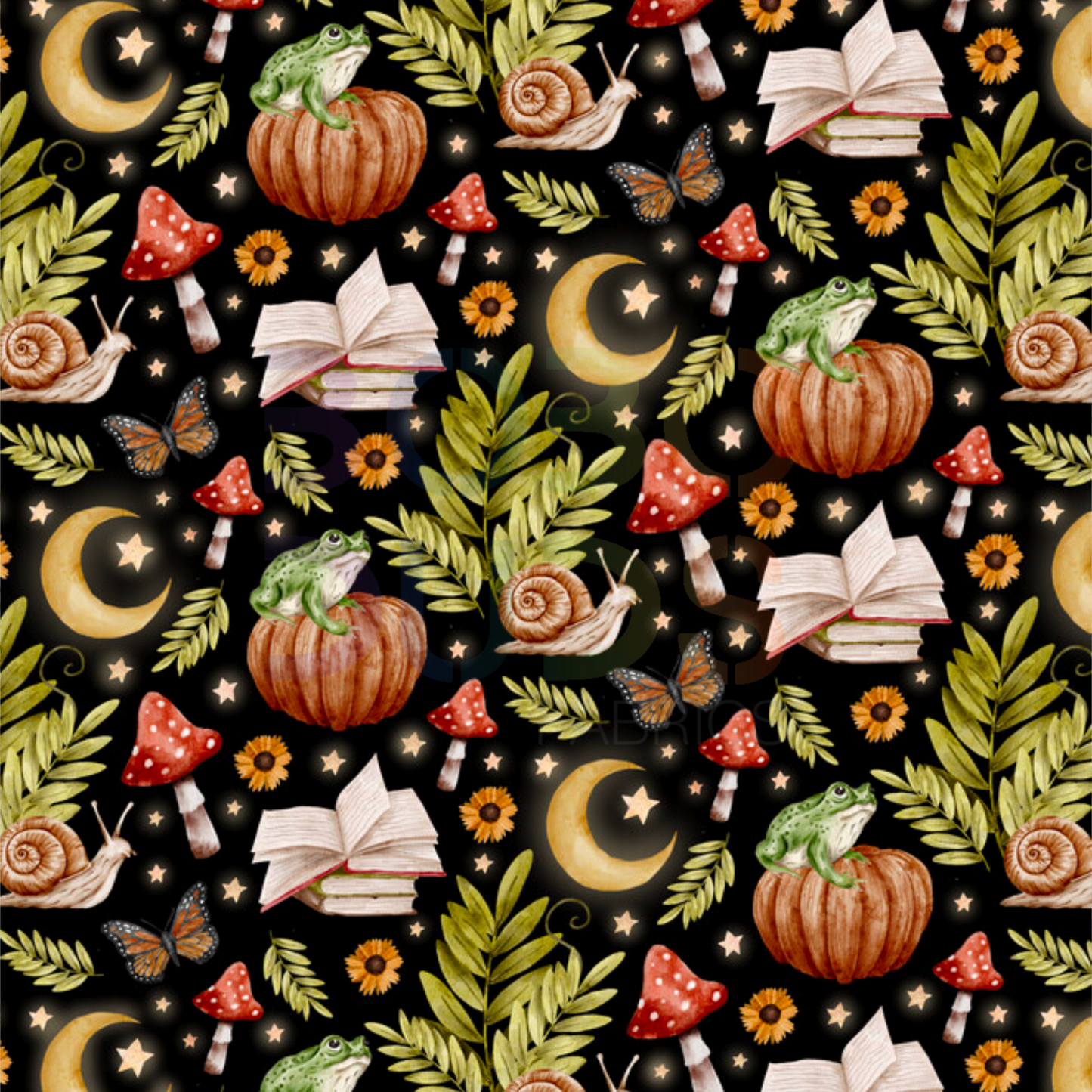 Frog and pumpkin