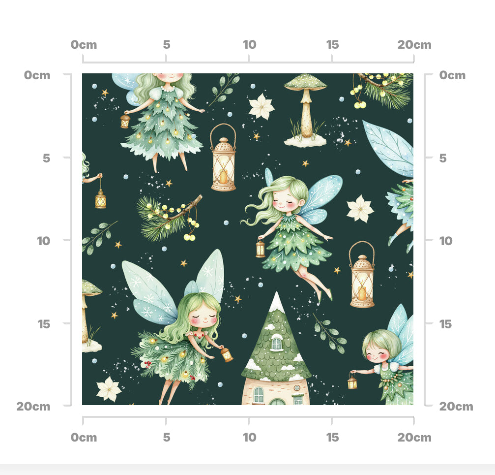 Tree fairies (navy)