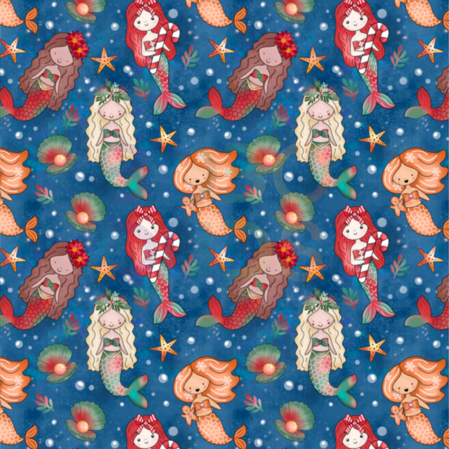 Mermaid christmas