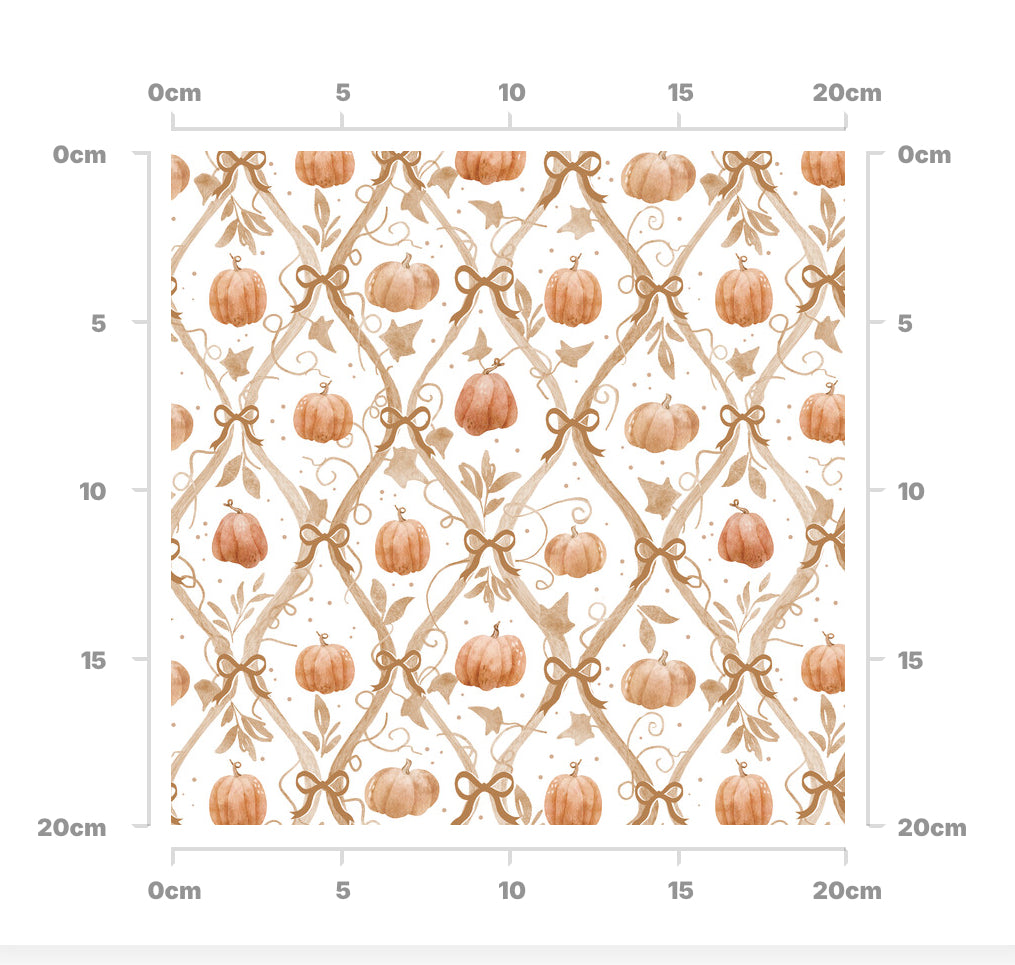 Pumpkin vines white