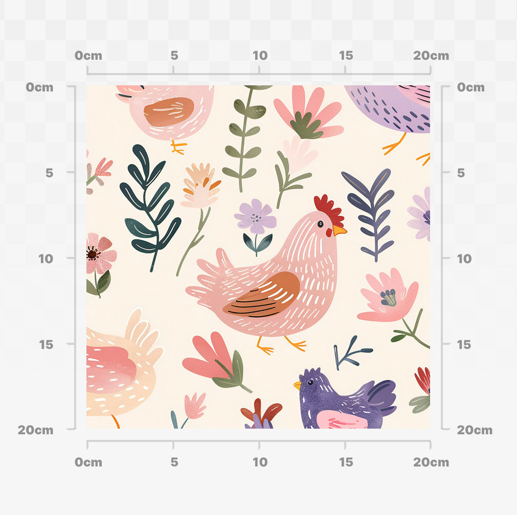Pastel Chickens