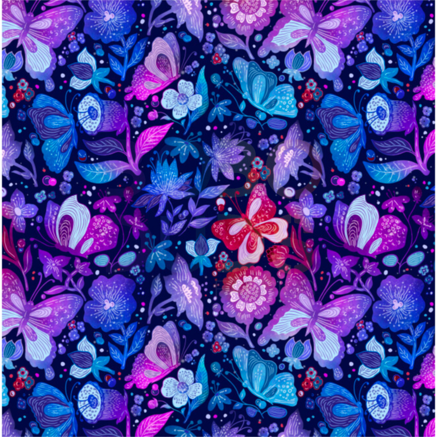 Navy and purple