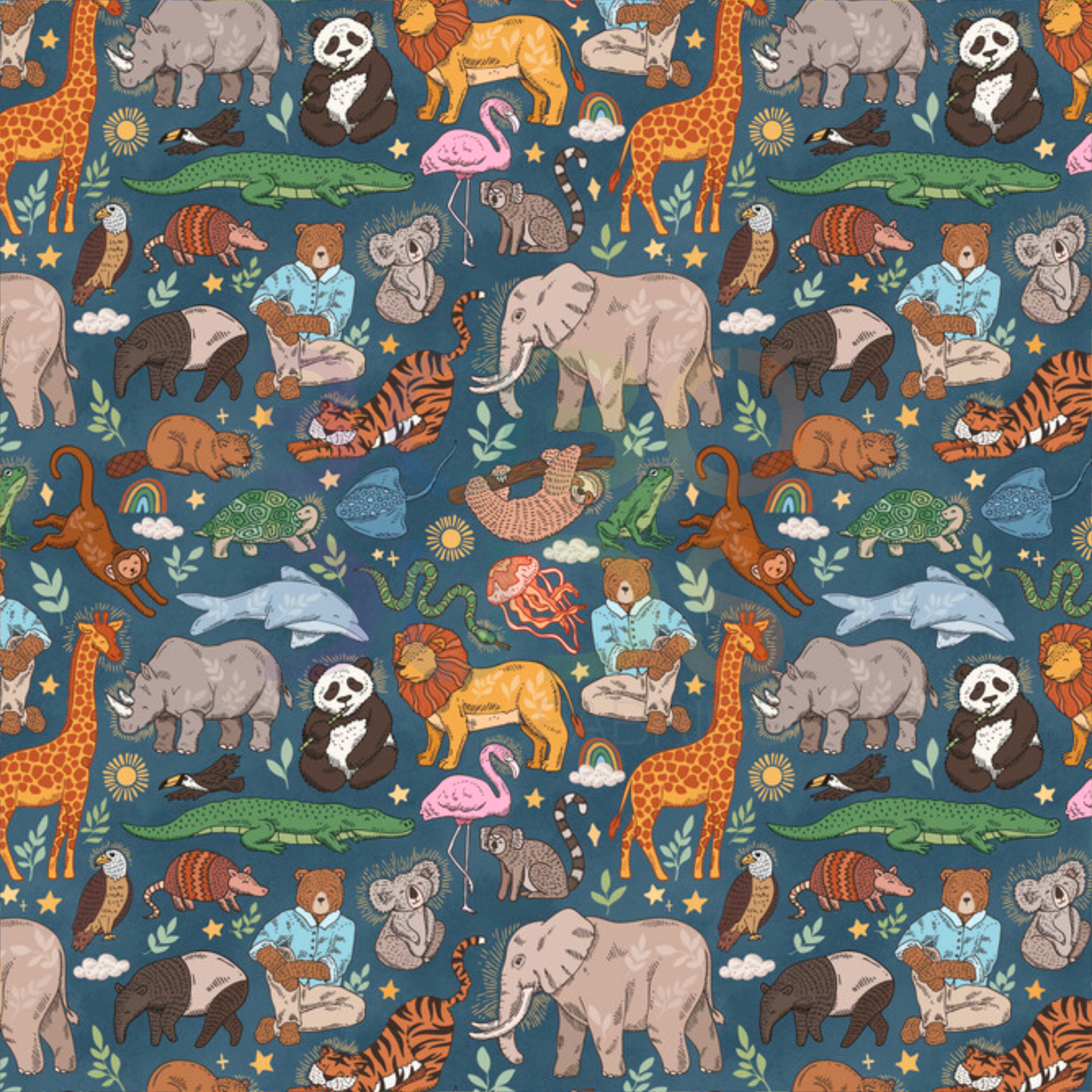 Attenbears world (denim)