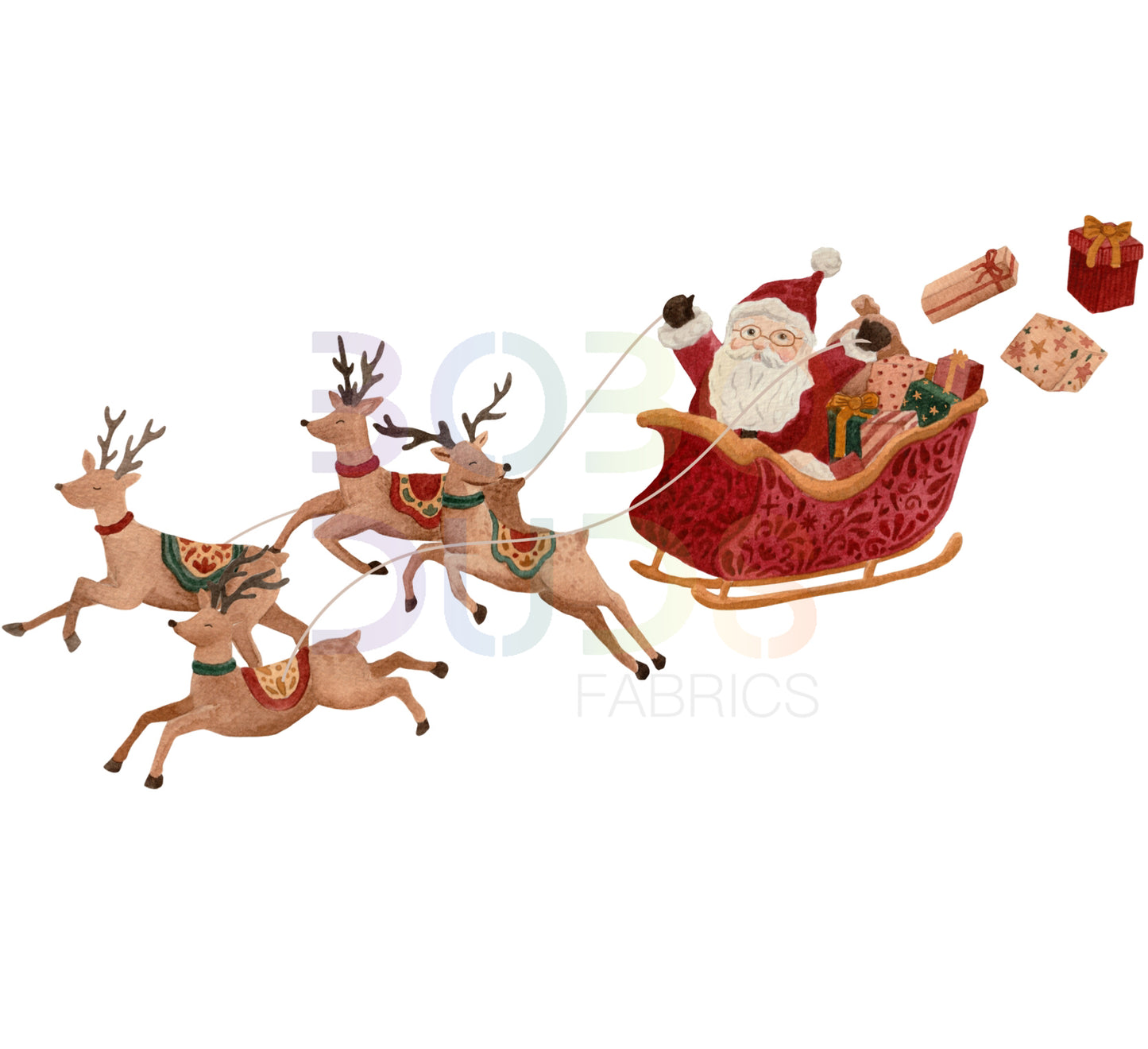 Santa sleigh (PNG Transfer)