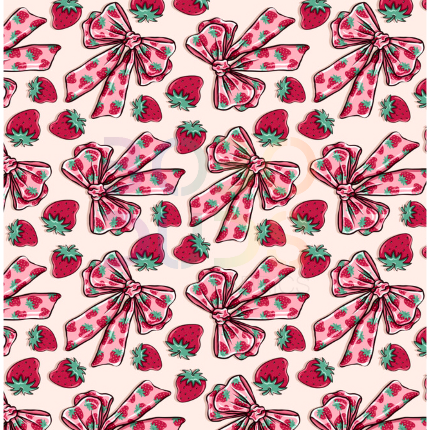 Strawberry bows