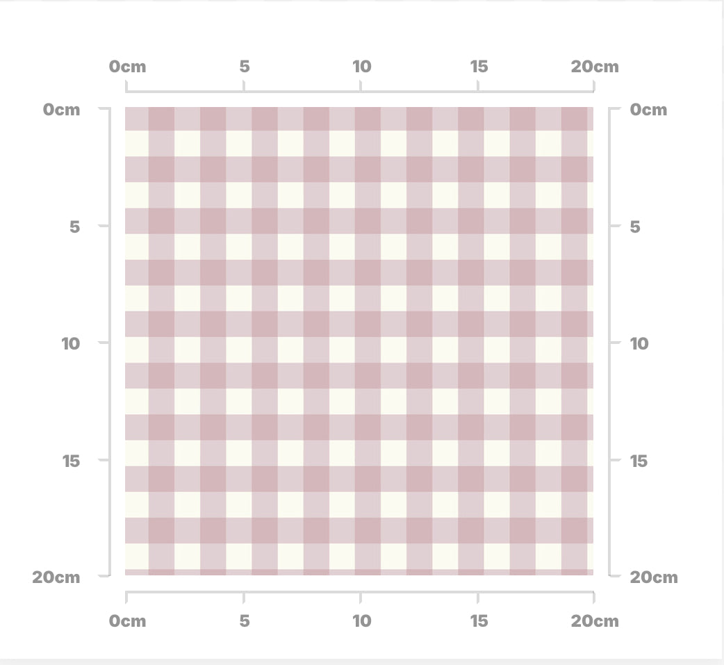 Dusty pink basic gingham