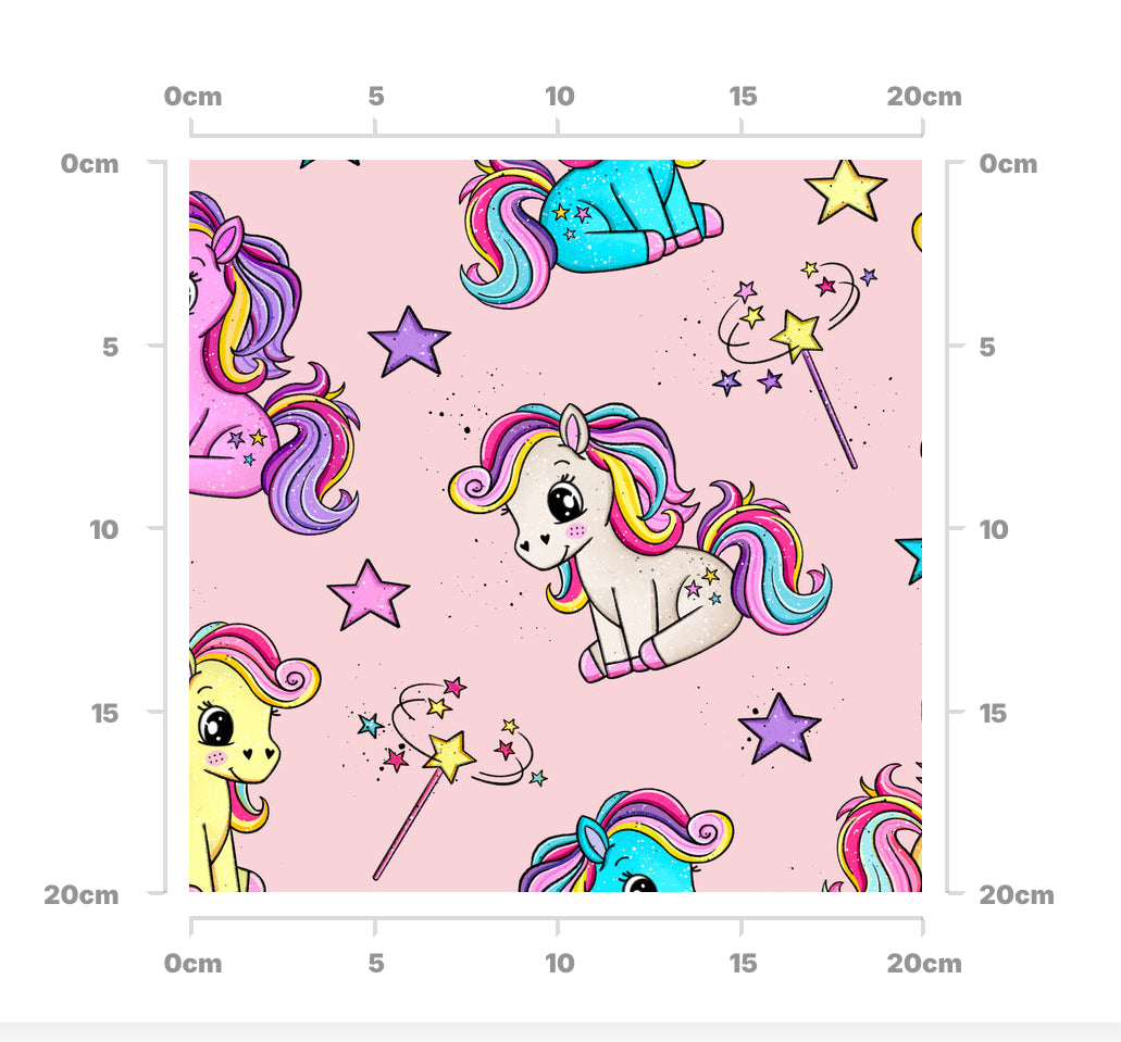 Rainbow ponies