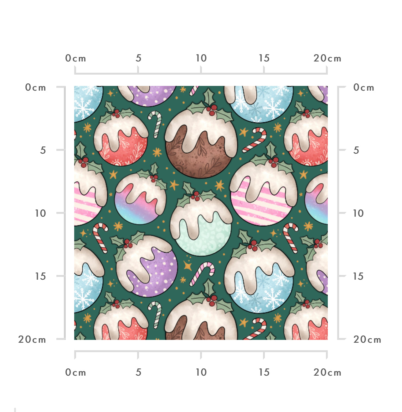 Christmas pudding (green)