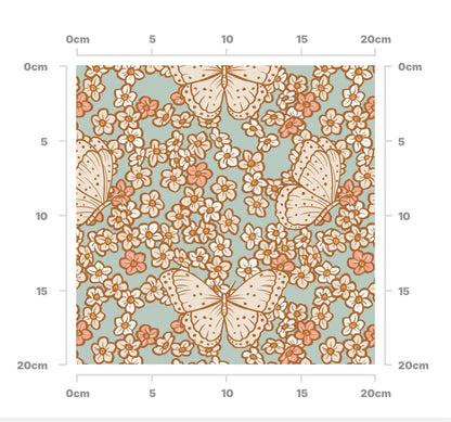 Tea butterflies (green)