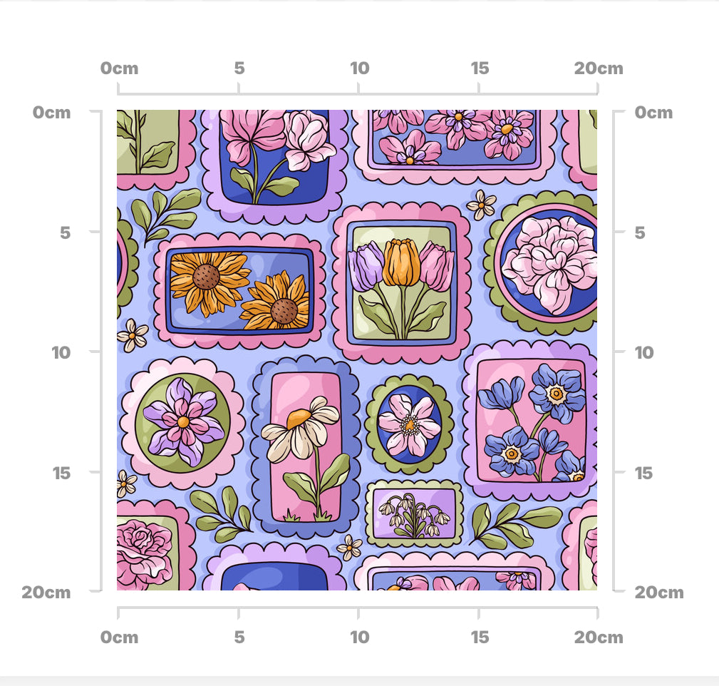 Floral stamps