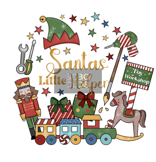 Santas little helper PNG Transfers