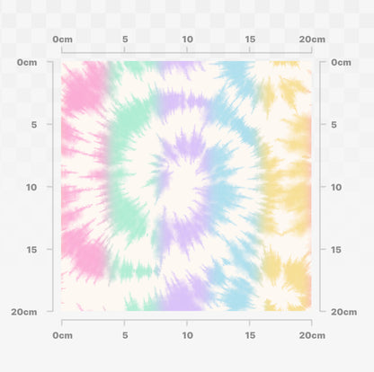 Pastel tie dye