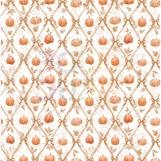 Pumpkin vines white