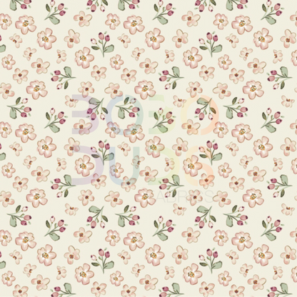 Cranberry combi floral