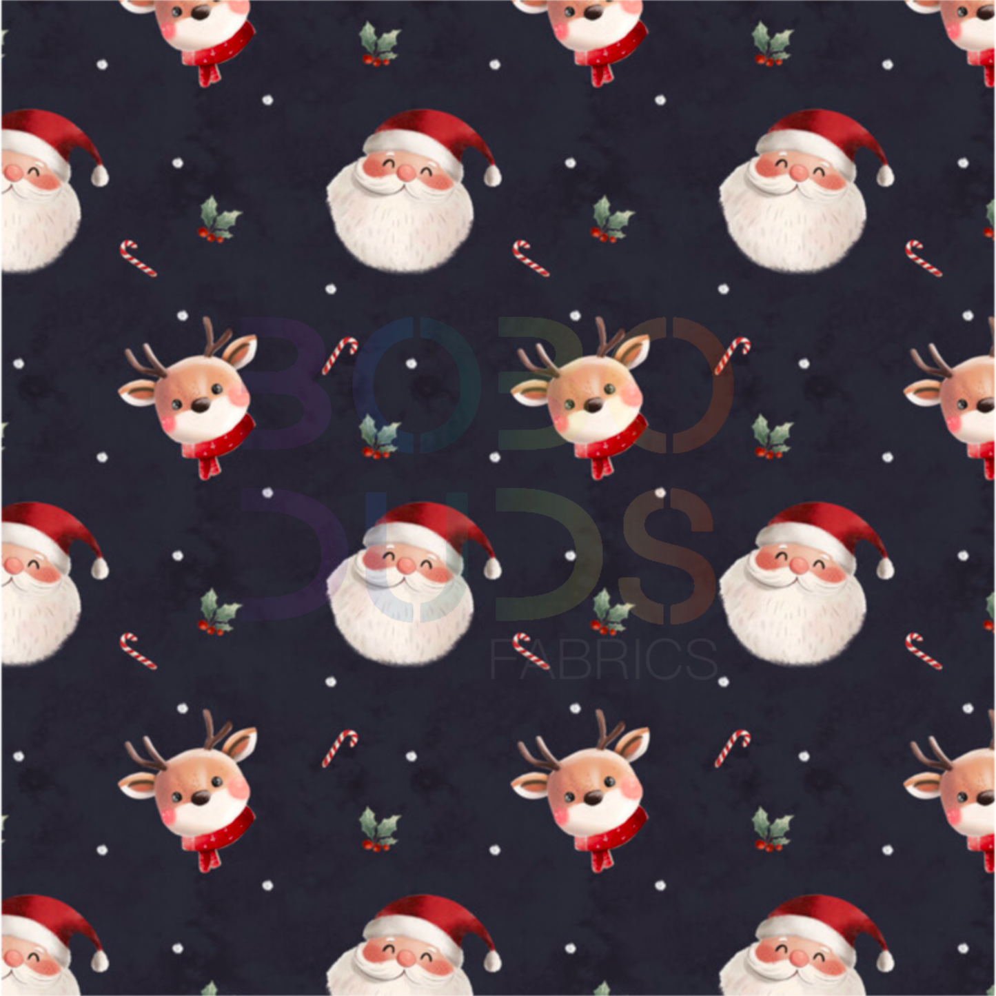 Cute Santa and reindeer