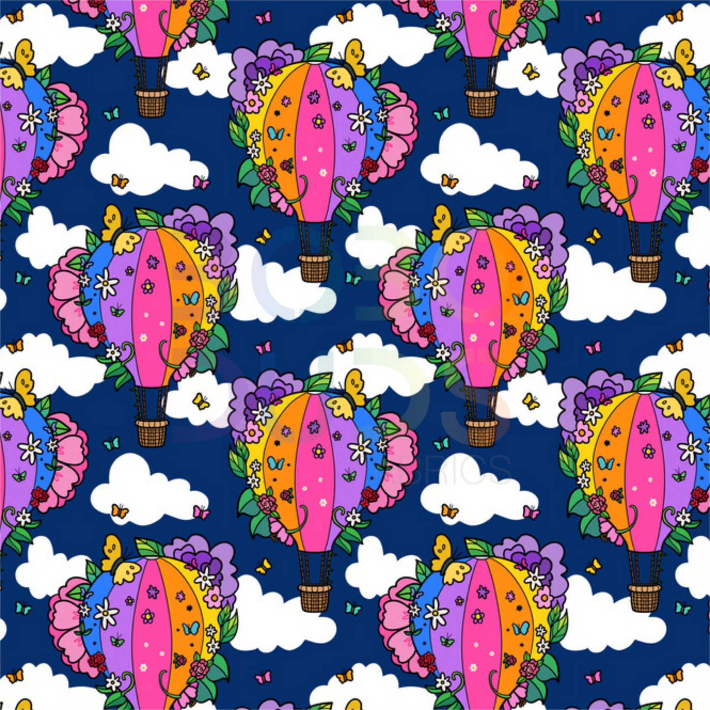 Rainbow air balloons