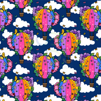 Rainbow air balloons