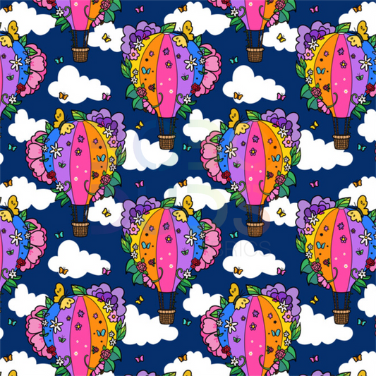 Rainbow air balloons