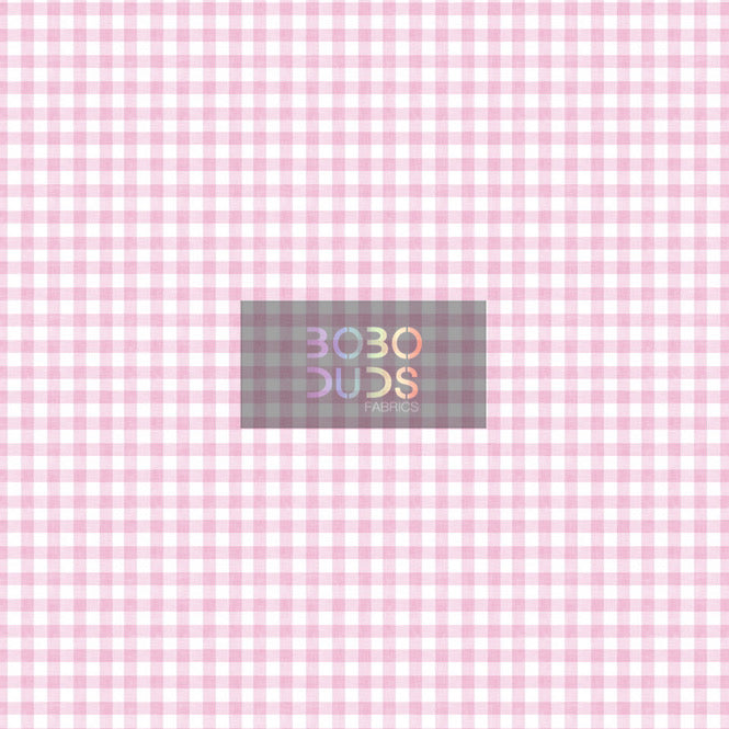 Pink gingham