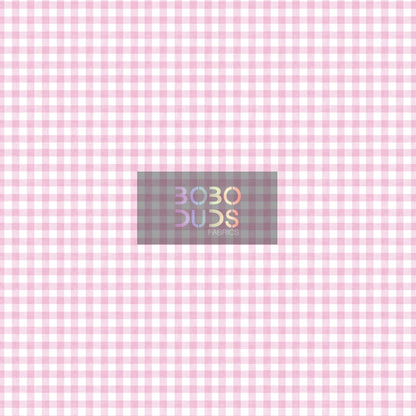 Pink gingham