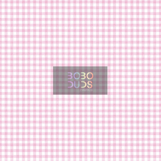 Pink gingham