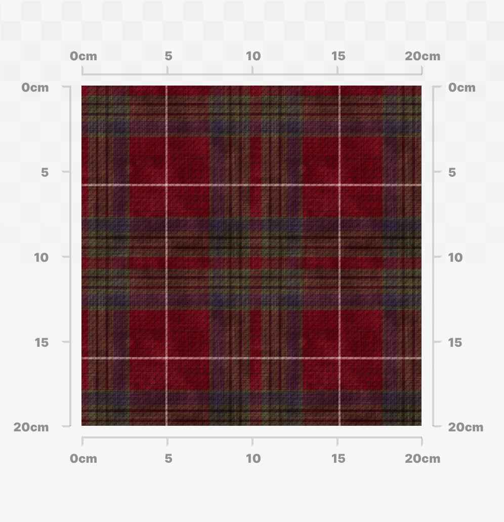 Red traditional tartan