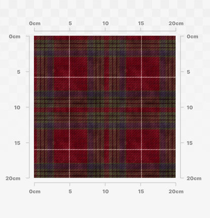 Red traditional tartan