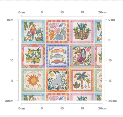 Summer candy quilt
