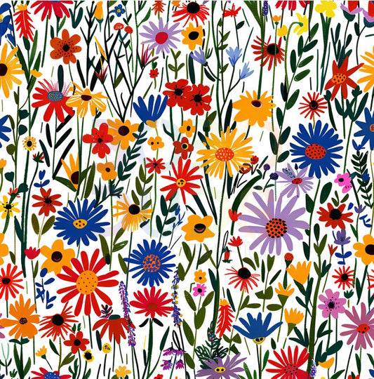 Bold meadow floral