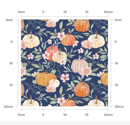Pumpkin floral (night)