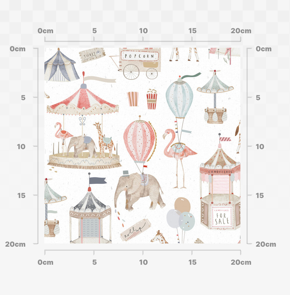 Merry go round (white)