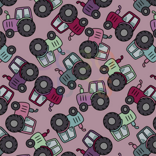 Pink tractors