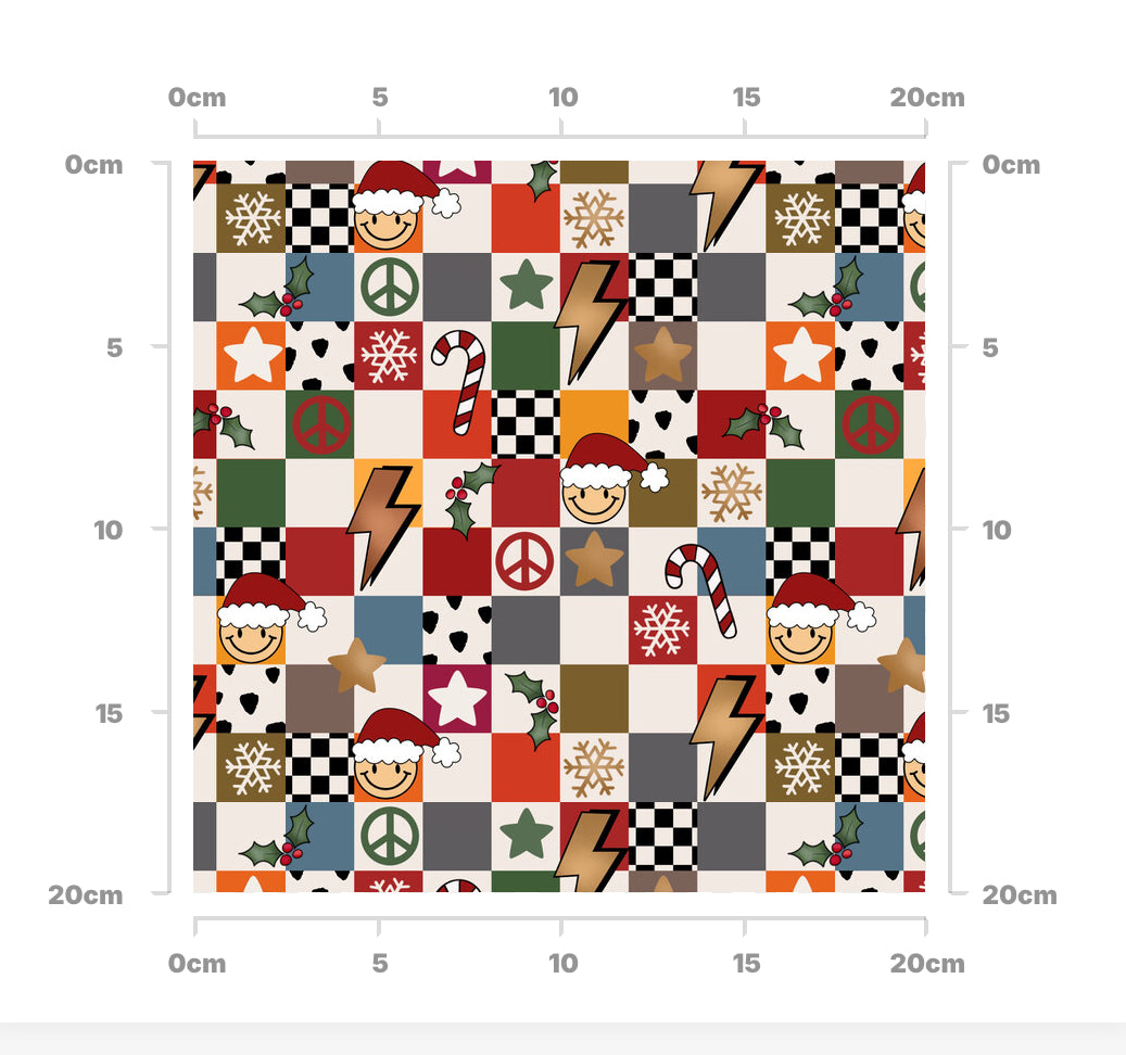 Mini Christmas checker