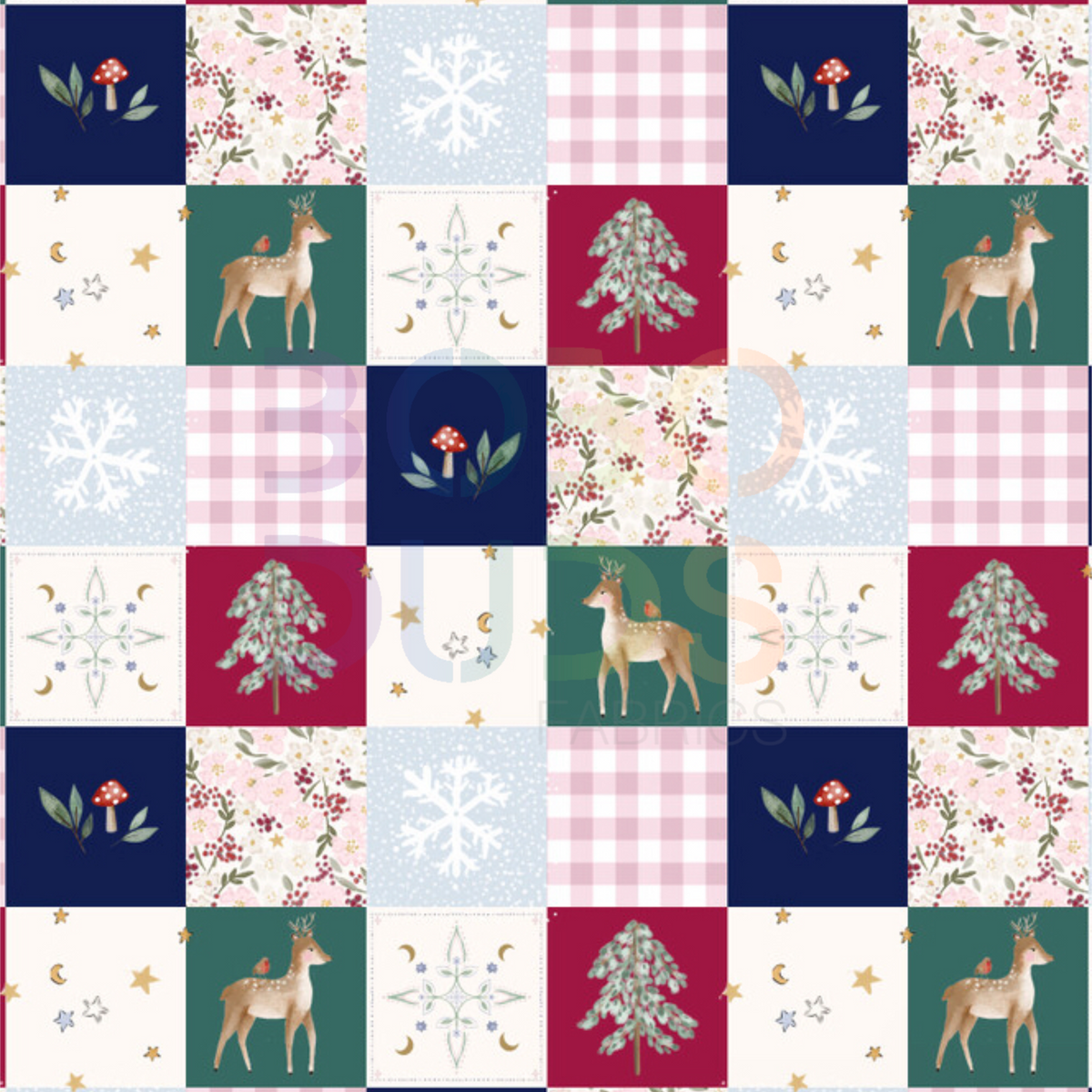 Winter deer jewel