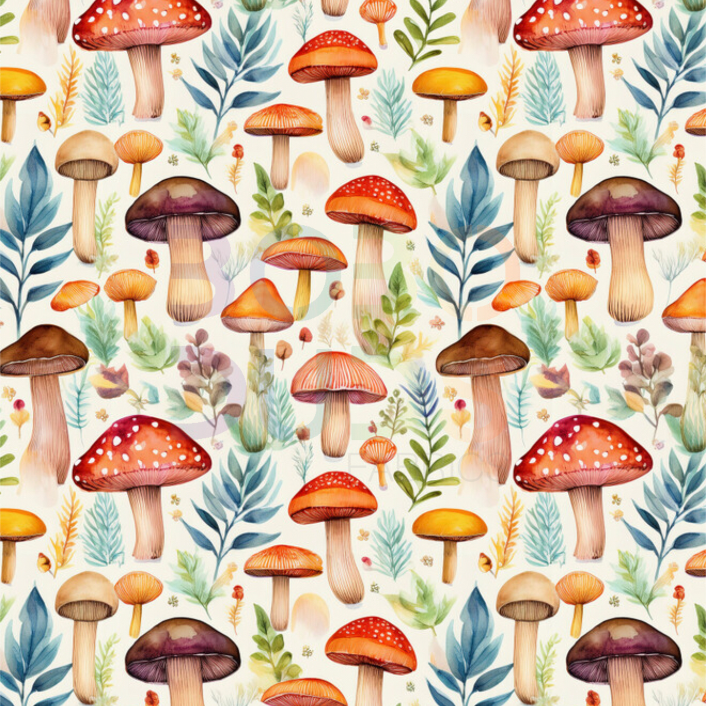 Whimsical mushrooms