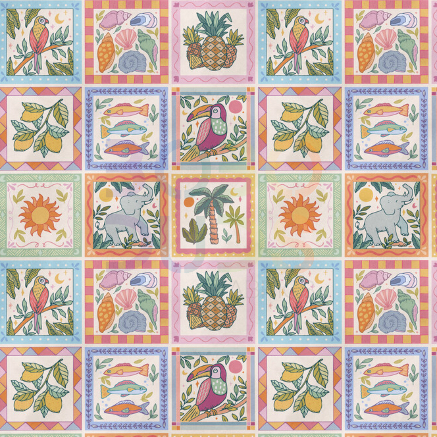 Summer candy quilt