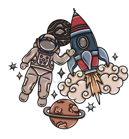 Up in space (PNG Transfer)