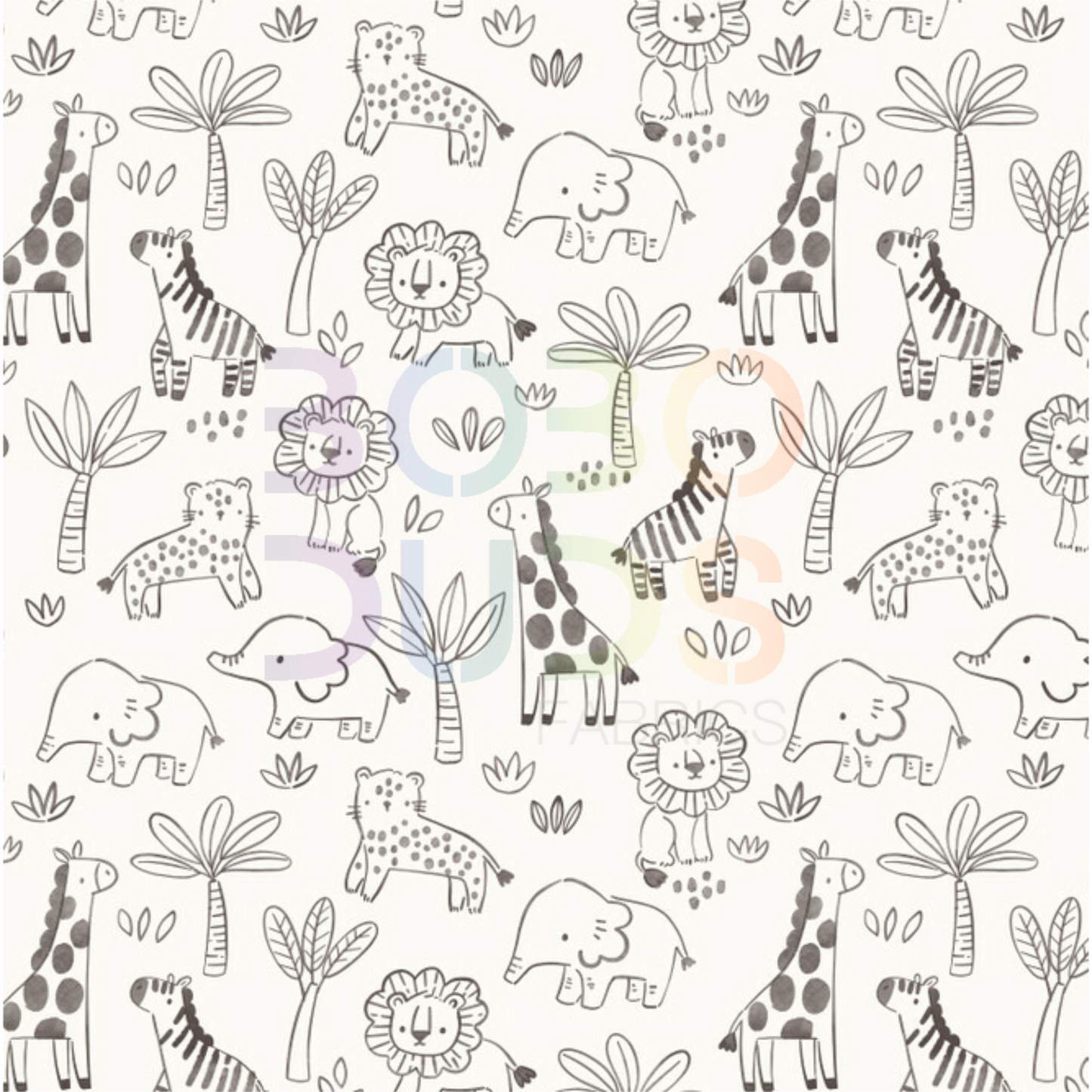 Safari black and white