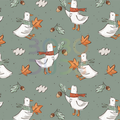 Autumn geese