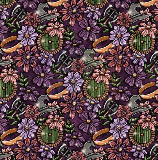 LOTR floral (purple)