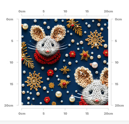 Knitted mice
